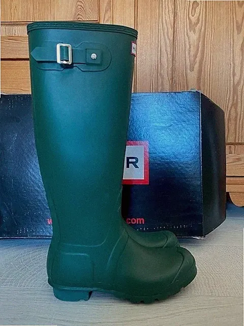 Hunter Gummistiefel dunkelgrün 39 top Zustand