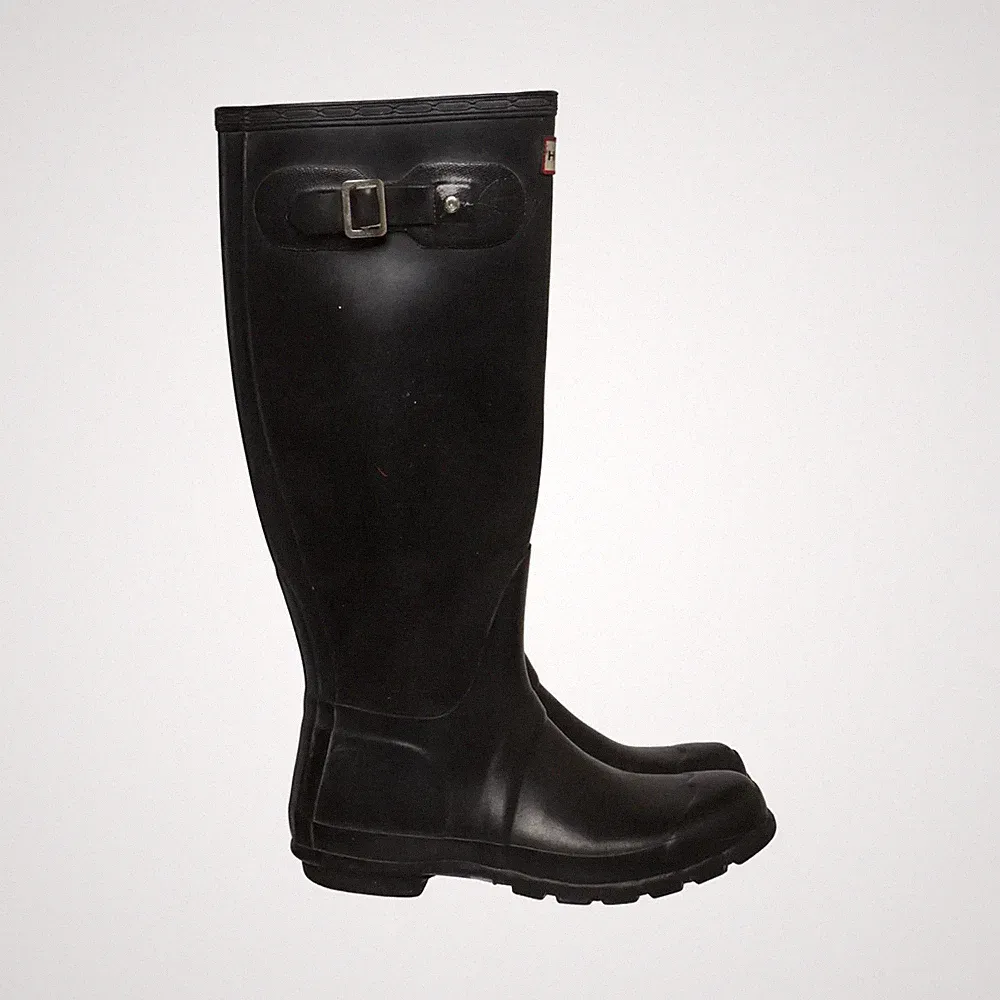 Hunter, Gummistiefel, Größe: 35/36, Original Gloss, Schwarz, Damen #CpO