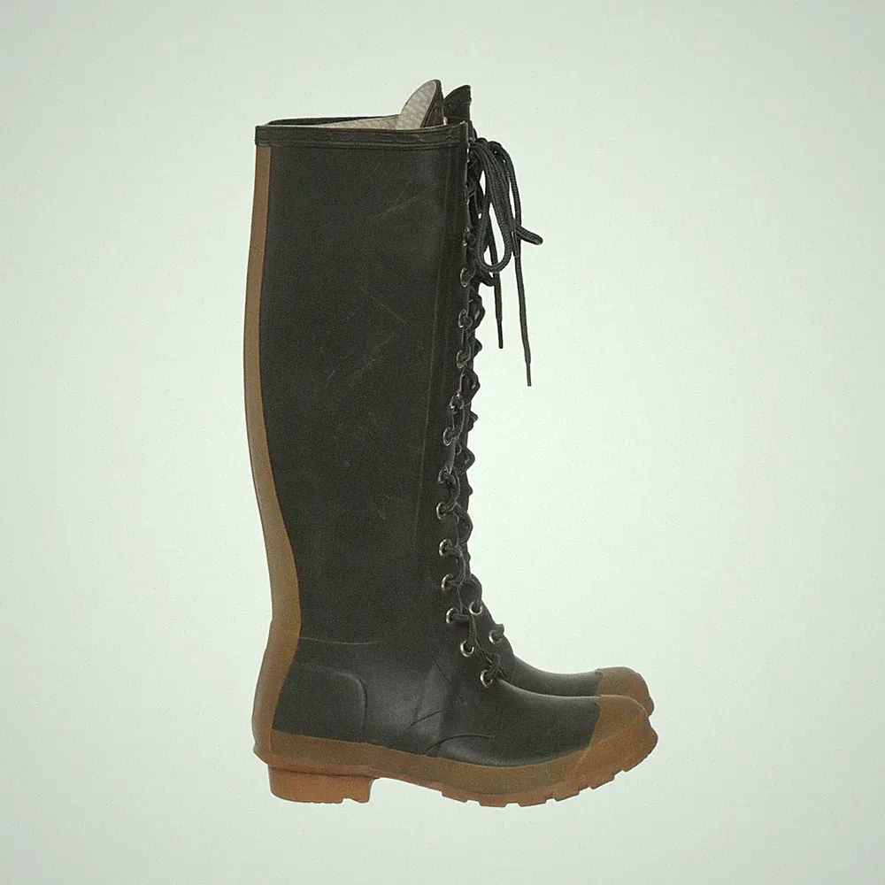 Hunter, Gummistiefel, Größe: 35/36, THURLOE TALL, Grün, Damen #Qn0