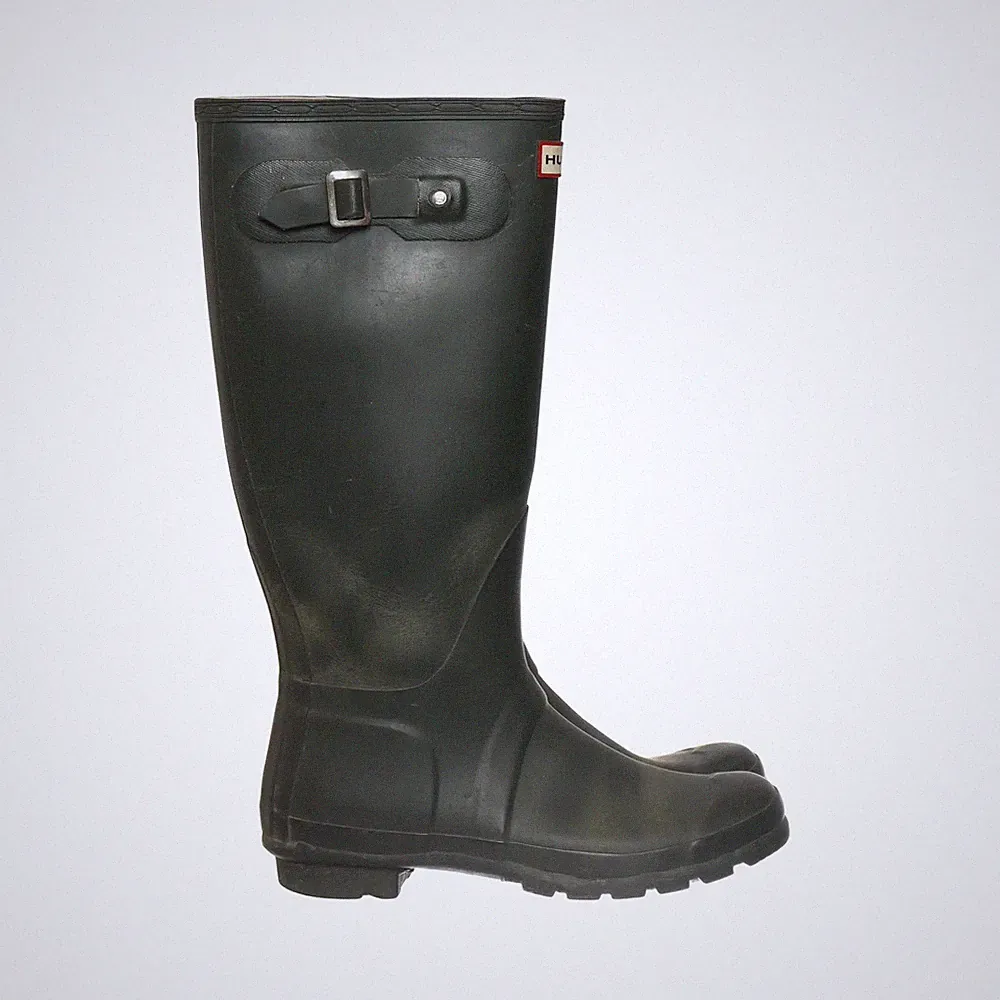 Hunter, Gummistiefel, Größe: 37 1/2, model: original tall, Grün, Damen #JmV