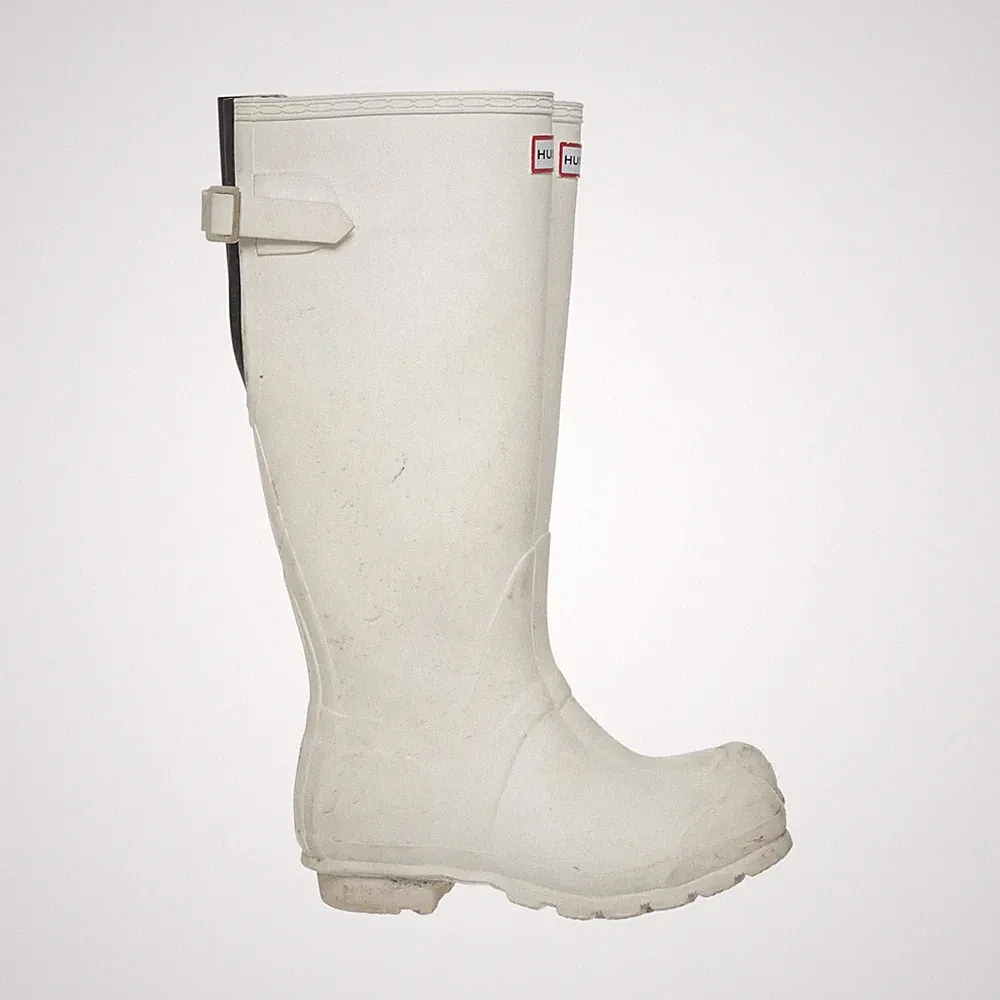 Hunter, Gummistiefel, Größe: 37, model: original back adjustable, Weiß #ZFU