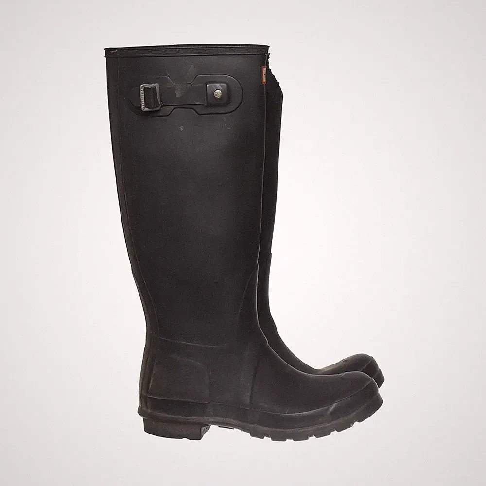 Hunter, Gummistiefel, Größe: 37, model: original tall, Schwarz, Damen #5iO