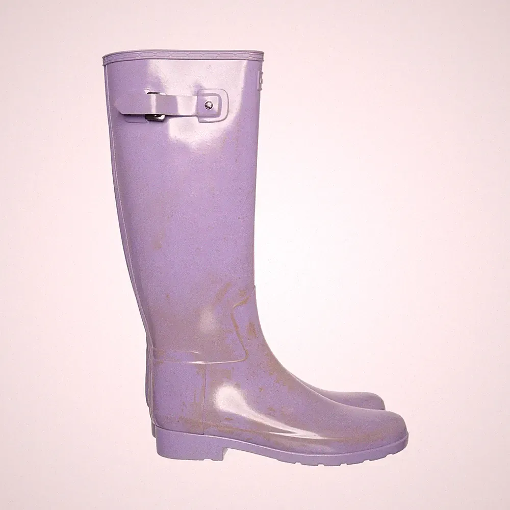 hunter gummistiefel damen lila