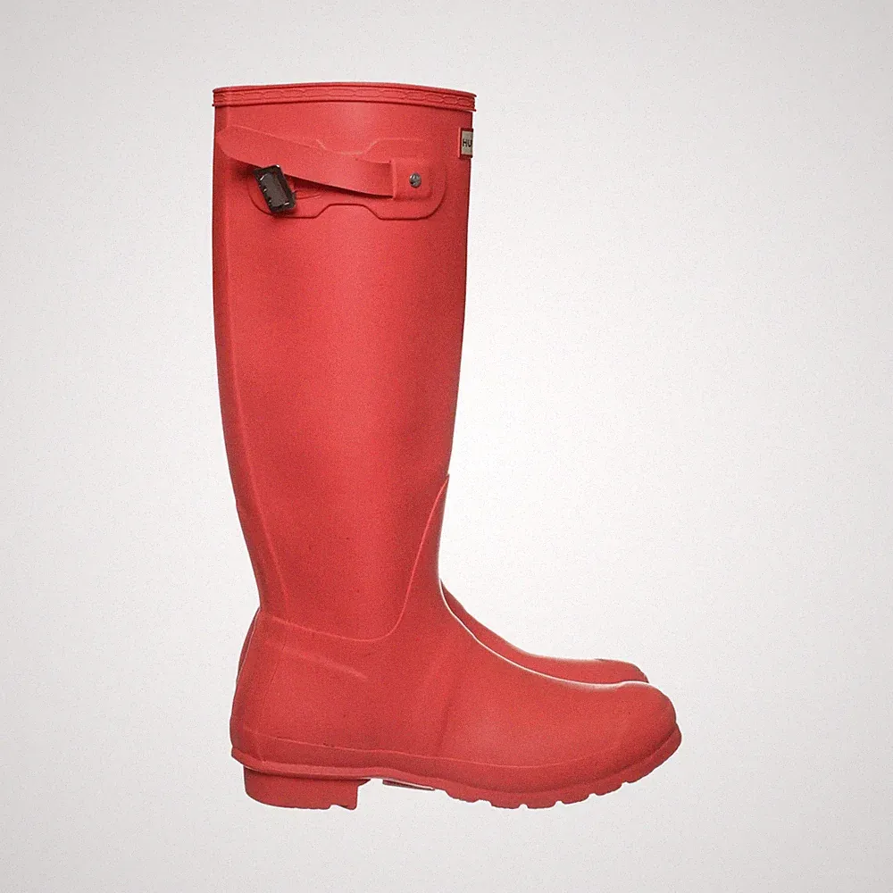 Hunter, Gummistiefel, Größe: 40/41, model: original tall, Rot, Damen #2QJ