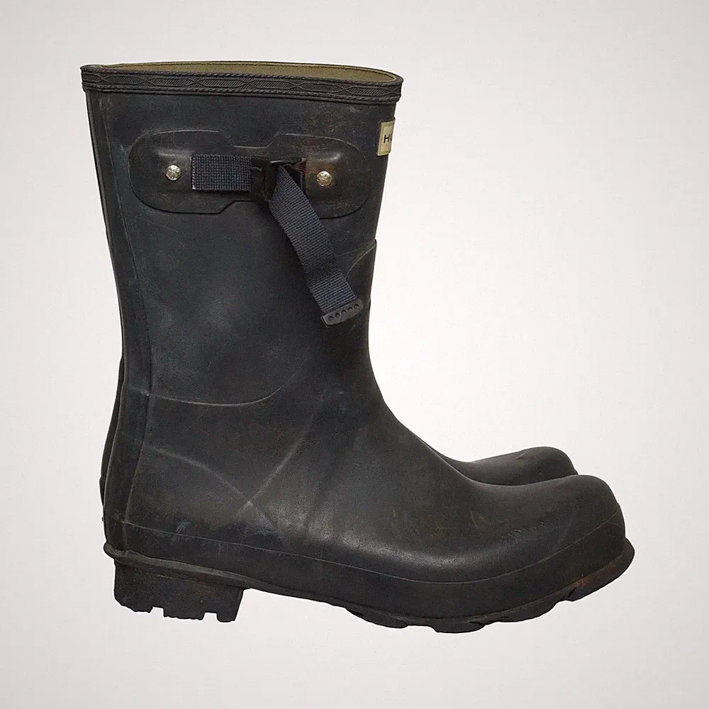 Hunter, Gummistiefel, Größe: 44, model: original short, Schwarz, Damen #EVR