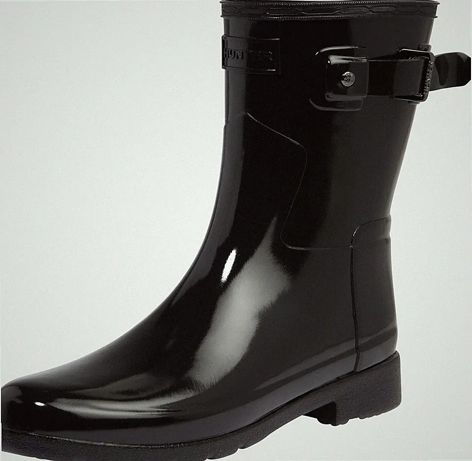 HUNTER Gummistiefel 'ORIGINAL REFINED SHORT GLOSS Gr. 43