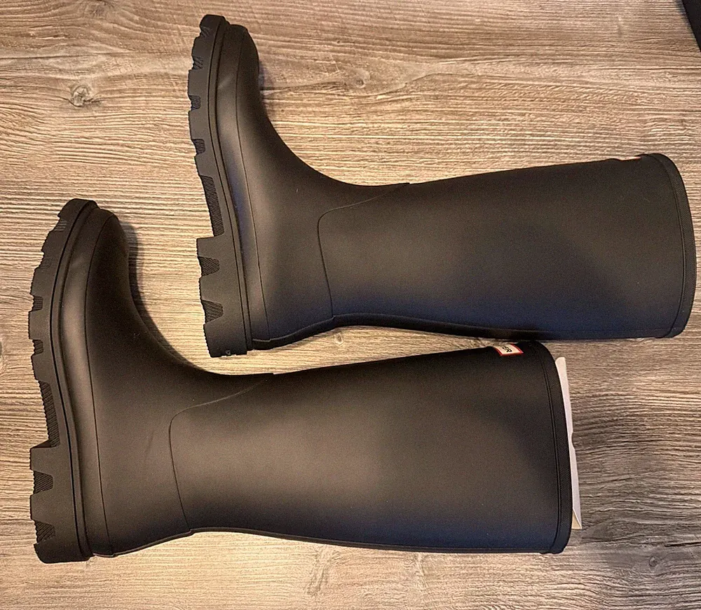 Hunter Gummistiefel Schwarz Black Größe 39 Unisex NEU Frau Mann Schuh