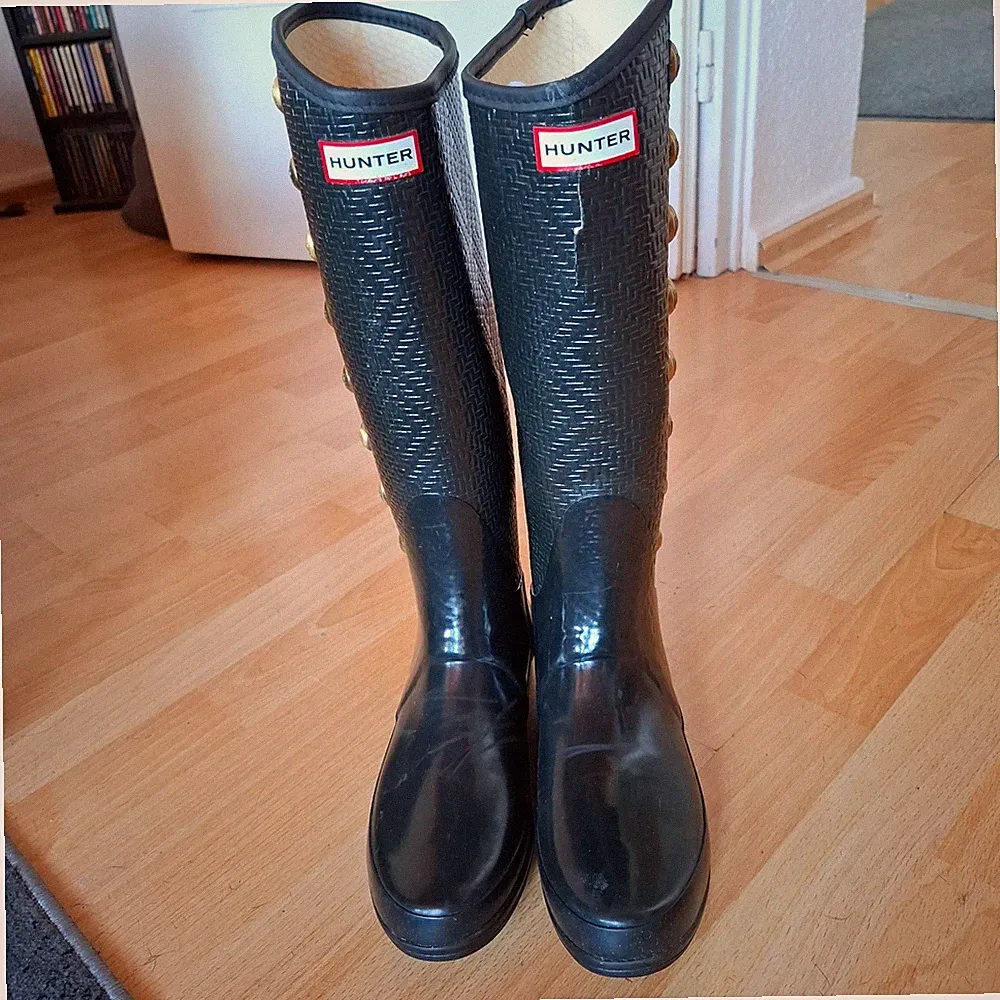 Hunter Gummistiefel Schwarz Gr 40/41 Sonder Modell