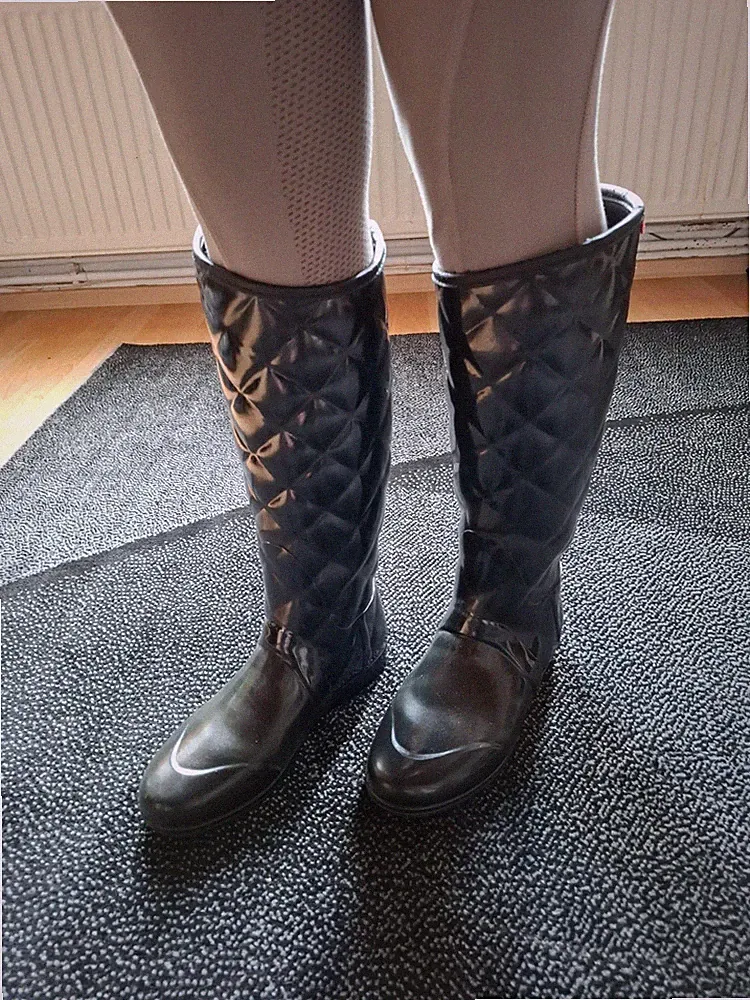 Hunter Gummistiefel Schwarz Gr 40/41 Top Zustand