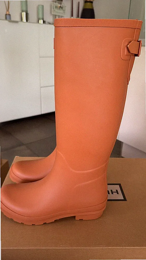 Hunter highland stiefel 41 neu in ovp orange