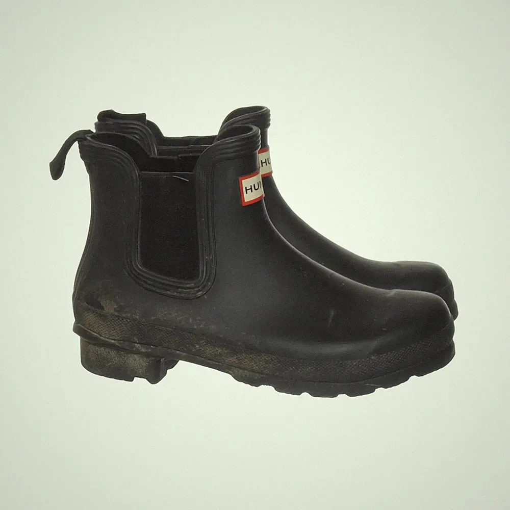 Hunter, Kurze Gummistiefel, Größe: 36, Schwarz, Damen #fOx