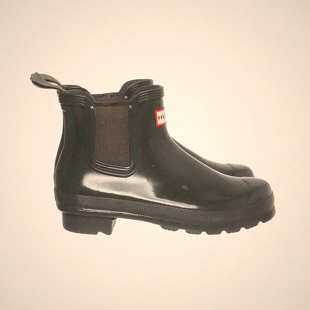 Hunter, Kurze Gummistiefel, Größe: 37, model: chelsea boot, Grün, Damen #TOK