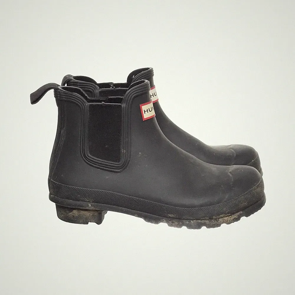 Hunter, Kurze Gummistiefel, Größe: 37, model: chelsea, Schwarz, Damen #2Vp