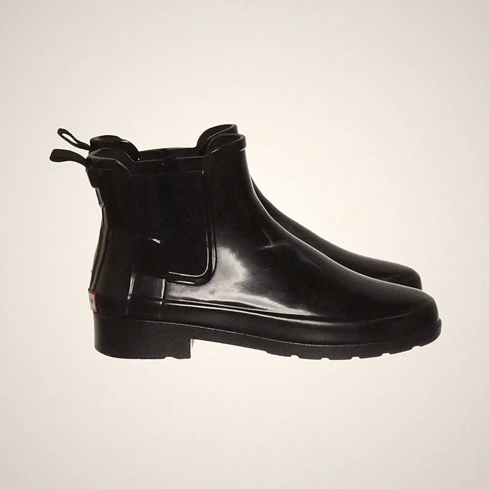 Hunter, Kurze Gummistiefel, Größe: 37, model: chelsea, Schwarz, Damen #rvJ