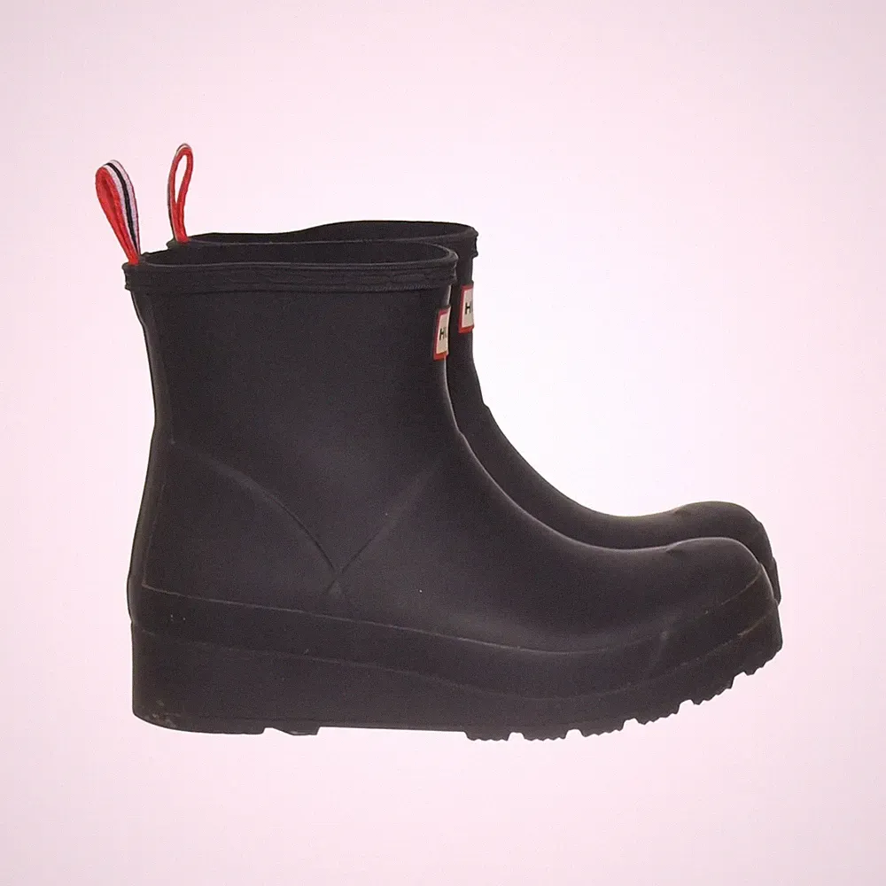 Hunter, Kurze Gummistiefel, Größe: 37, model: play short boot, Schwarz #xxm