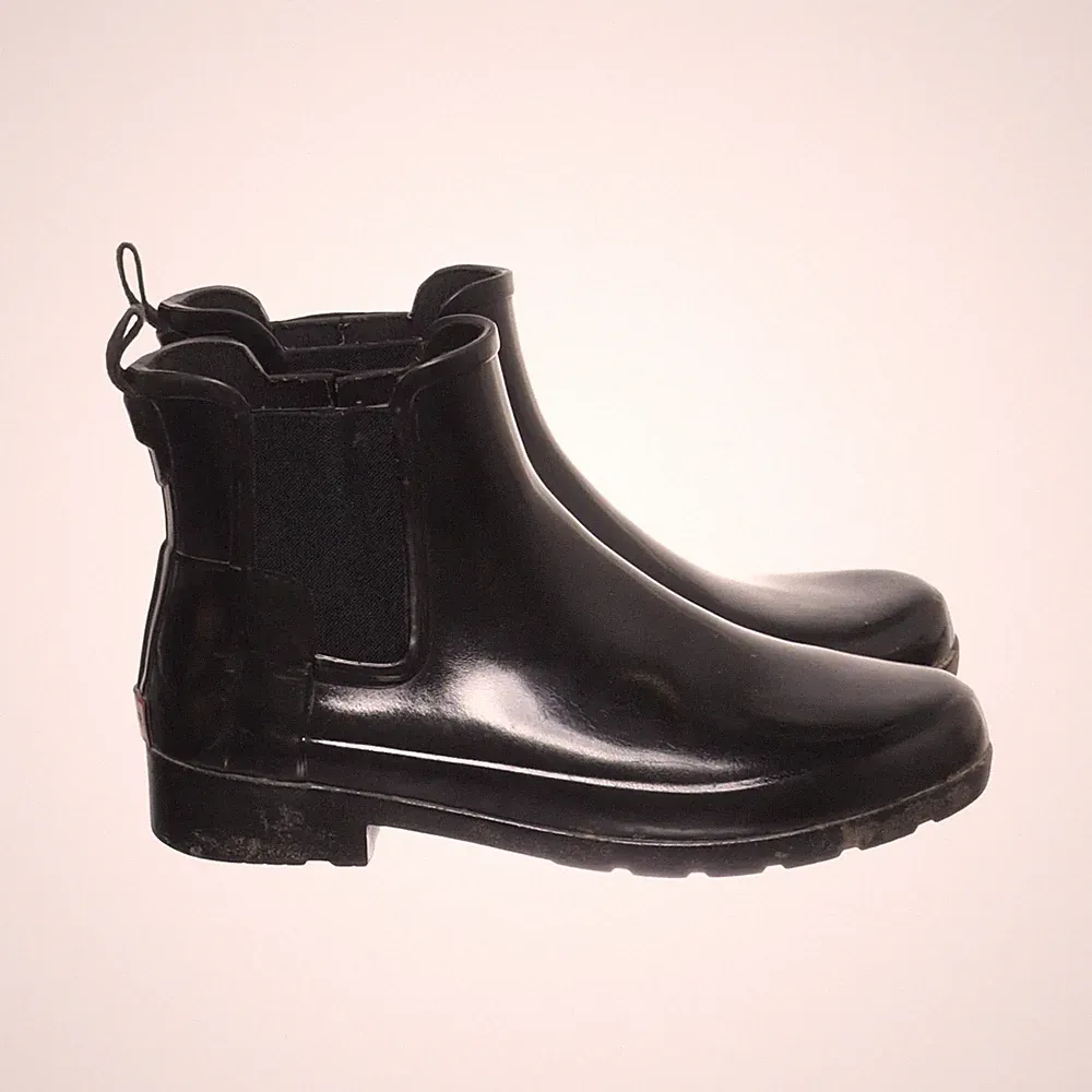 Hunter, Kurze Gummistiefel, Größe: 38, model: chelsea, Schwarz, Damen #zlB