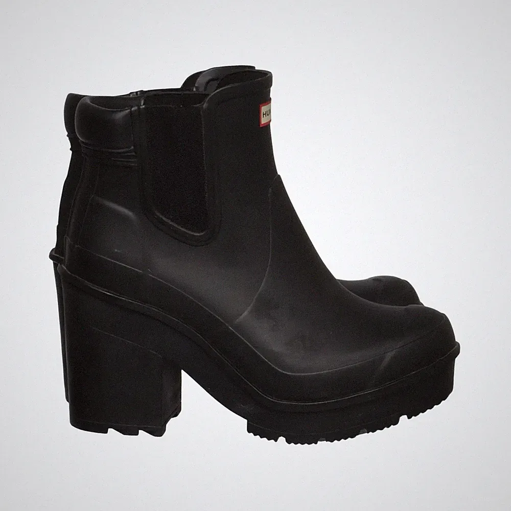 Hunter, Kurze Gummistiefel, Größe: 38, Schwarz, Damen #fCo