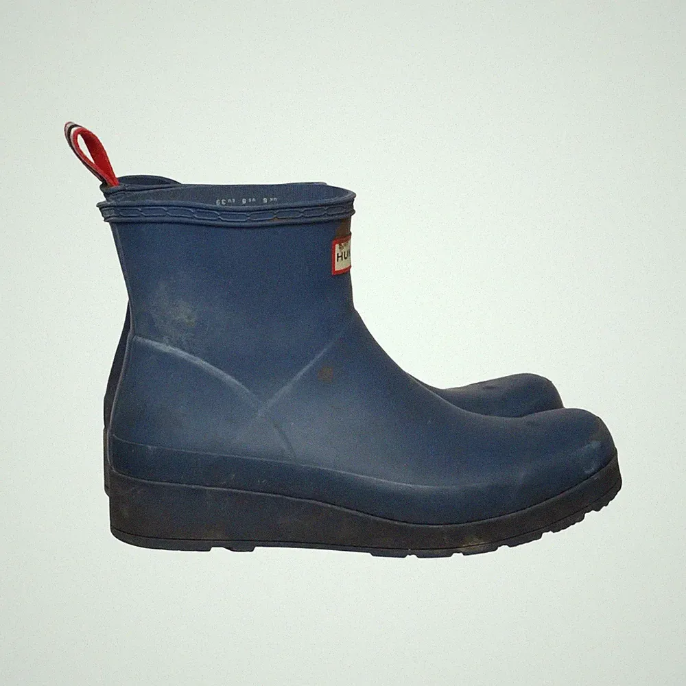 Hunter, Kurze Gummistiefel, Größe: 39, Blau, Damen #4jU