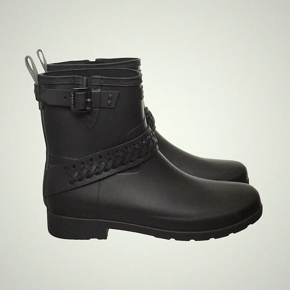 Hunter, Kurze Gummistiefel, Größe: 40/41, Schwarz, Damen #23z
