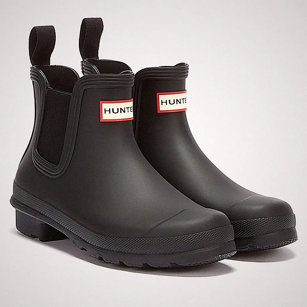 Hunter Original Chelsea Damen Gummistiefel In Schwarz