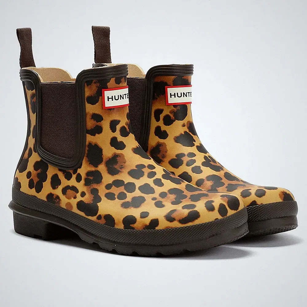 Hunter Original Chelsea Gummi Damen Braune Gummistiefel