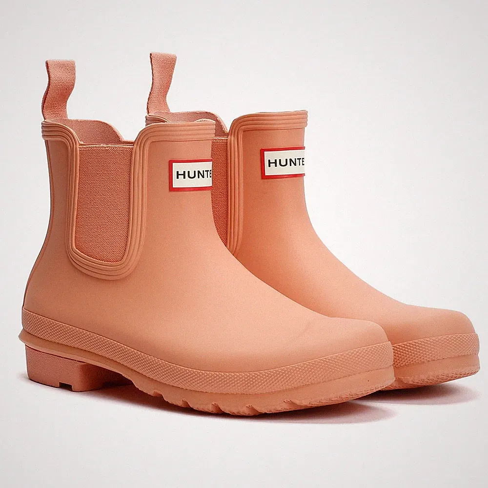 Hunter Original Chelsea Gummi Damen Pink Gummistiefel