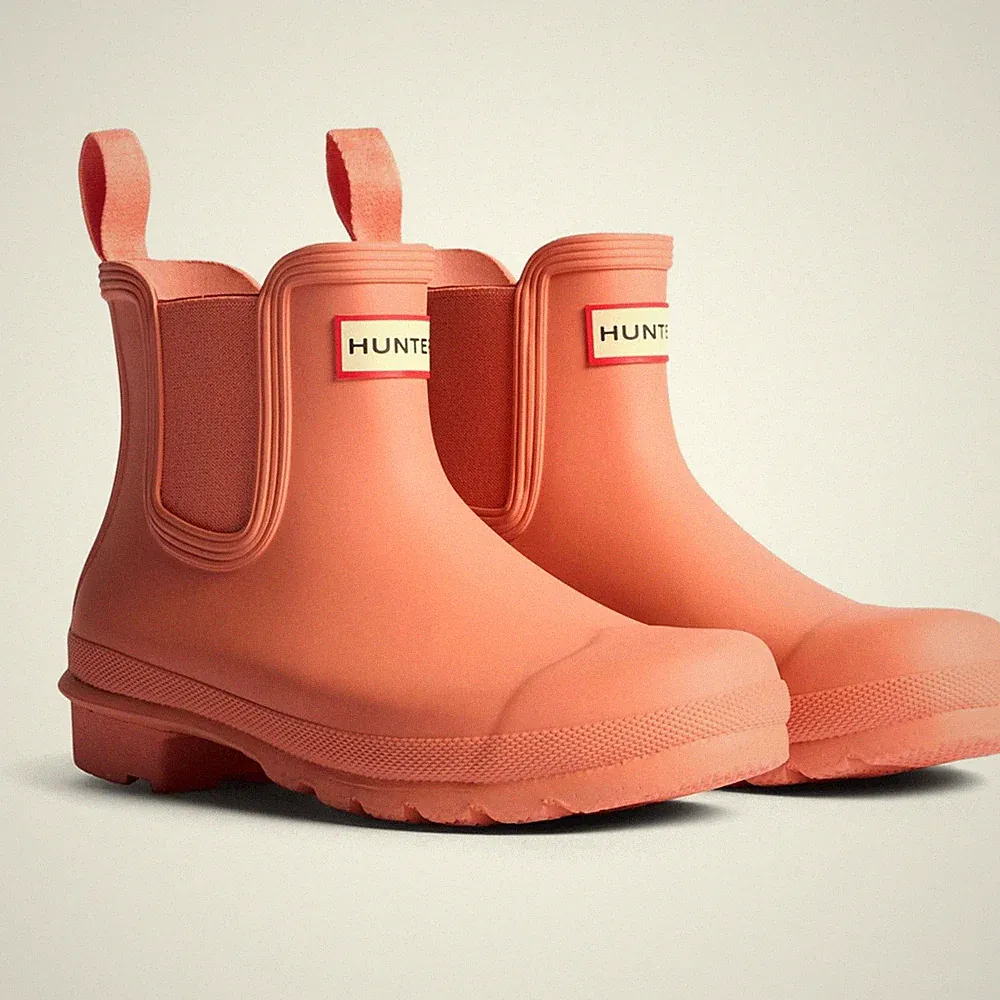 Hunter Original Chelsea Gummi Damen Terrakotta Gummistiefel