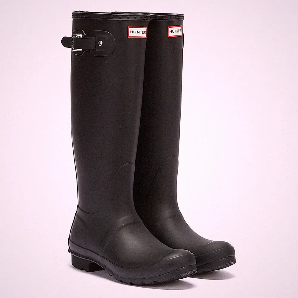 Hunter Original Hohe Schwarze Gummistiefel Für Damen