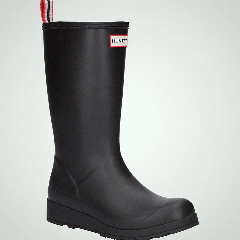 Hunter Original Play Tall Gummistiefel Für Damen In Schwarz