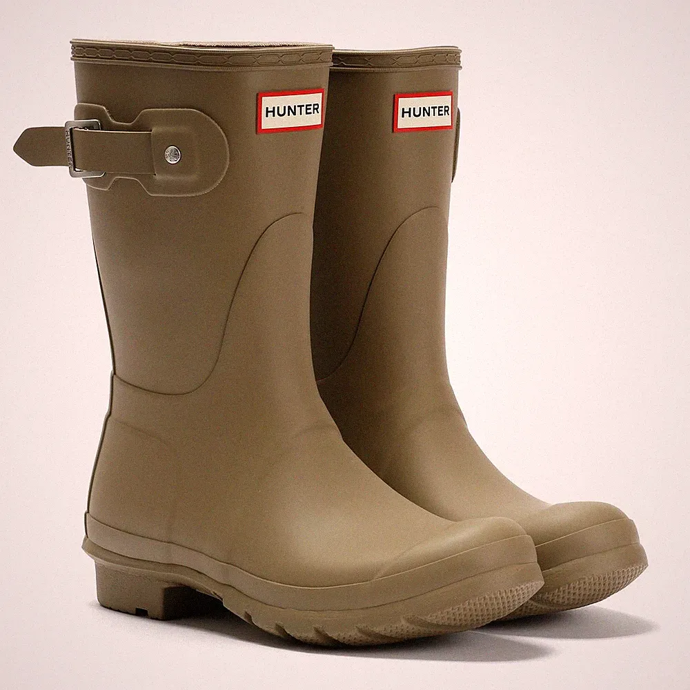 Hunter Original Short Gummi Damen Braune Gummistiefel
