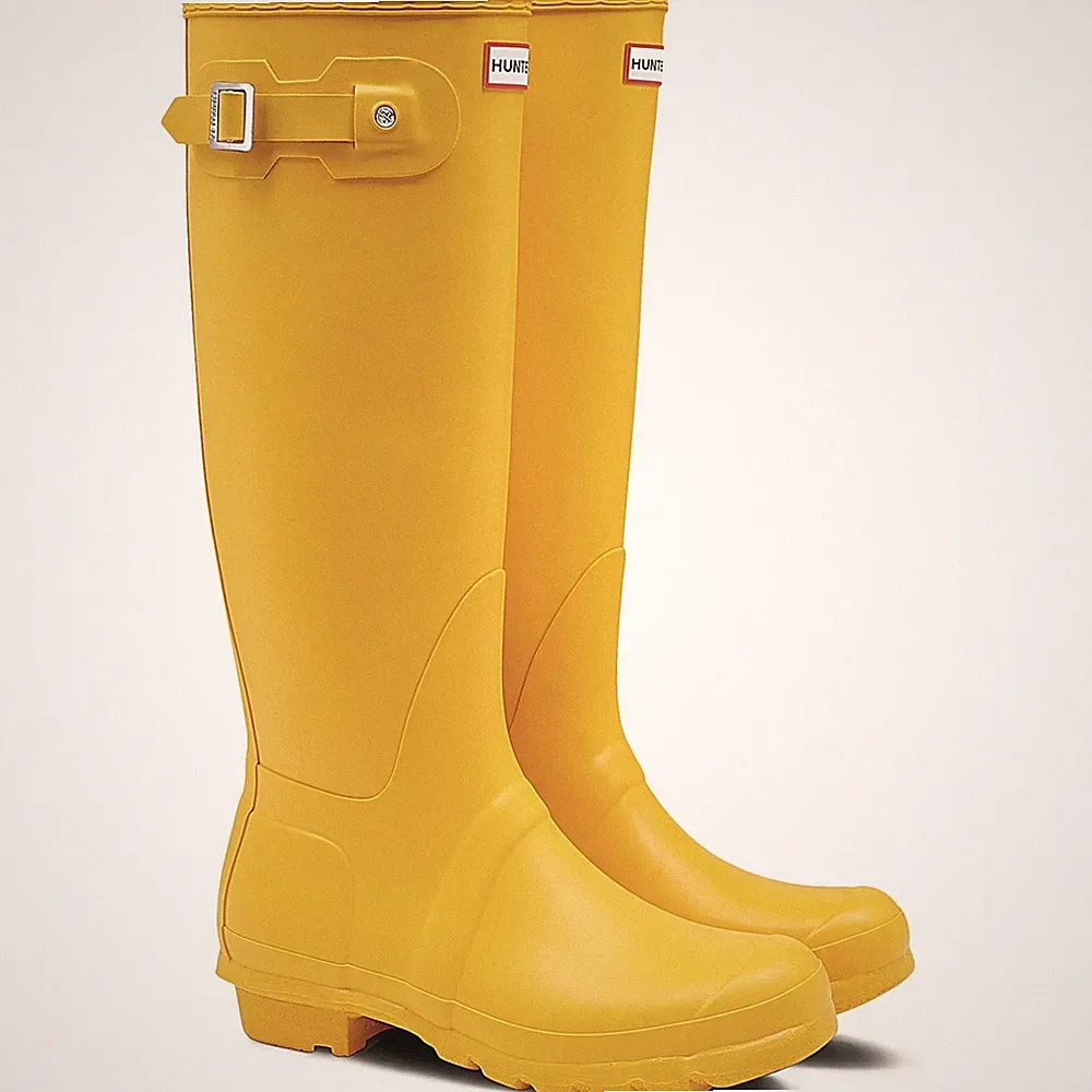Hunter Original Tall Gelbe Gummistiefel Für Damen