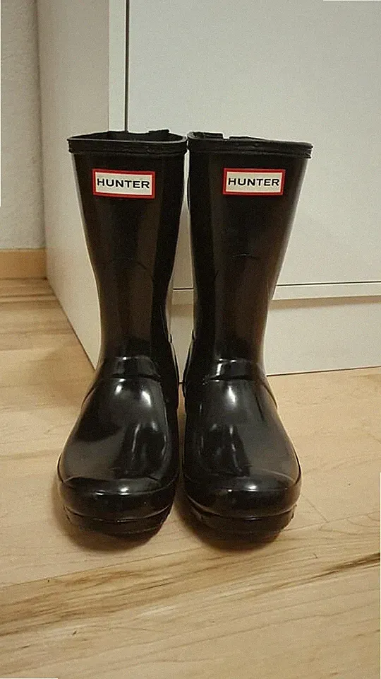 Hunter ORIGINAL WOMENS SHORT GLOSS BOOT - Gummistiefe Größe 37