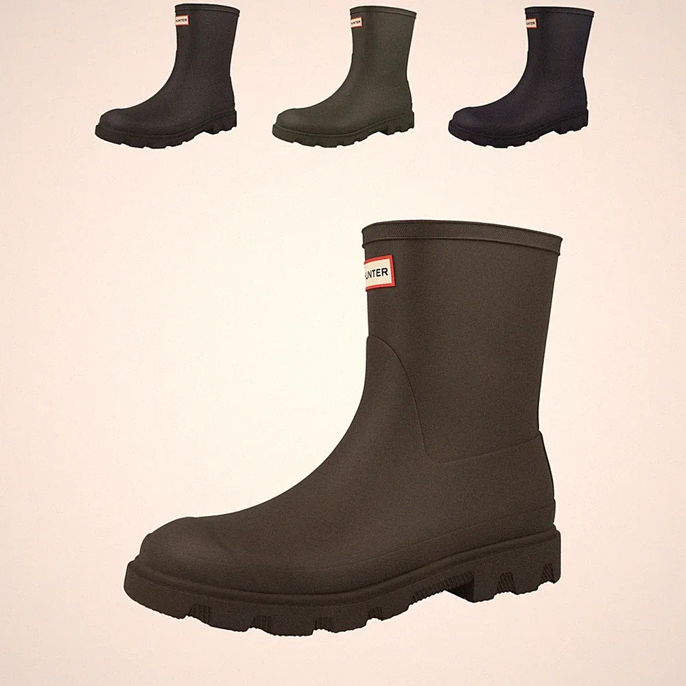 Hunter Stiefel Downpour Short Boot Gummistiefel Unisex Erwachsene Regenstiefel