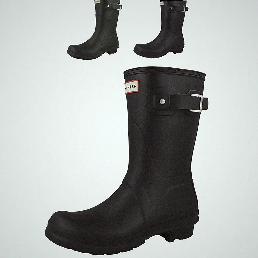 Hunter Stiefel Womens Original Short Boot Gummistiefel Damen Regenstiefel