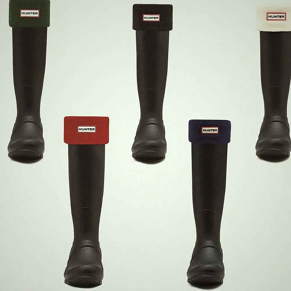Hunter Welly Original Damen Socke In Aubergine Größe UK S - XXL