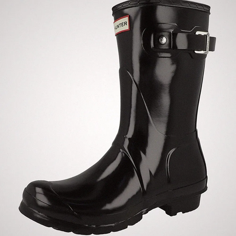 Hunter Womens Original Short Gloss Boot Gummistiefel Damen Regenstiefel