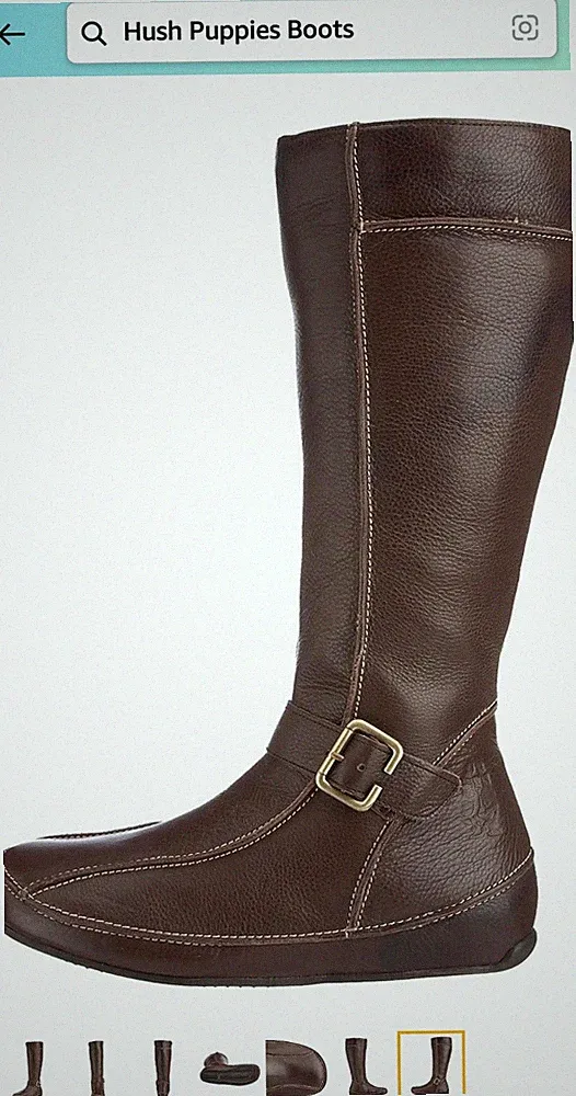 Hush Puppies Hertford, Damen Stiefel, Leder GR. 37 UVP 110€
