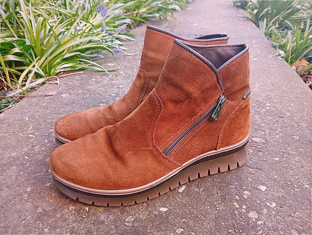 IGI & CO braune Wildleder GoreTex Stiefeletten Damen Größe 4 guter Zustand