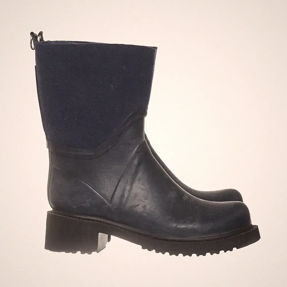 Ilse Jacobsen, Gummistiefel, Größe: 41, Blau/Schwarz, Damen #IgM