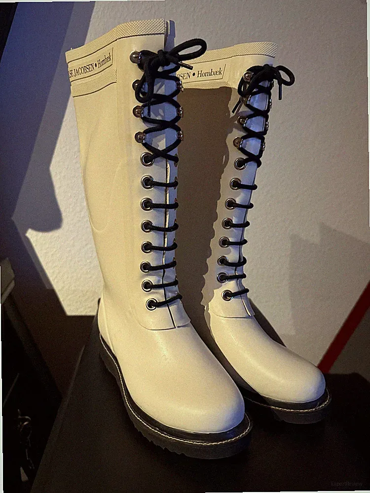 Ilse Jacobsen Gummistiefel, weiß, Gr. 37, Schnürung, *NEU*