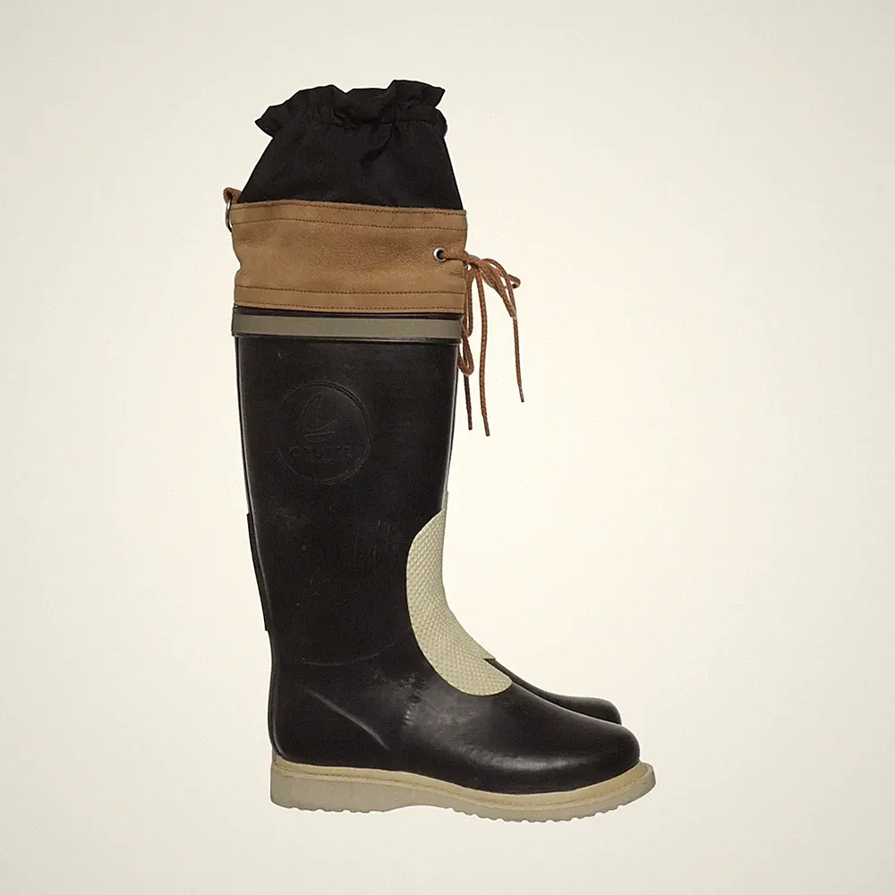 Ilse Jacobsen Hornbæk, Gummistiefel, Größe: 36, Schwarz/Beige, Damen #1f3