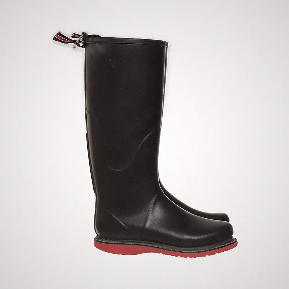 Ilse Jacobsen Hornbæk, Gummistiefel, Größe: 39, Schwarz/Rot, Damen #4Gq
