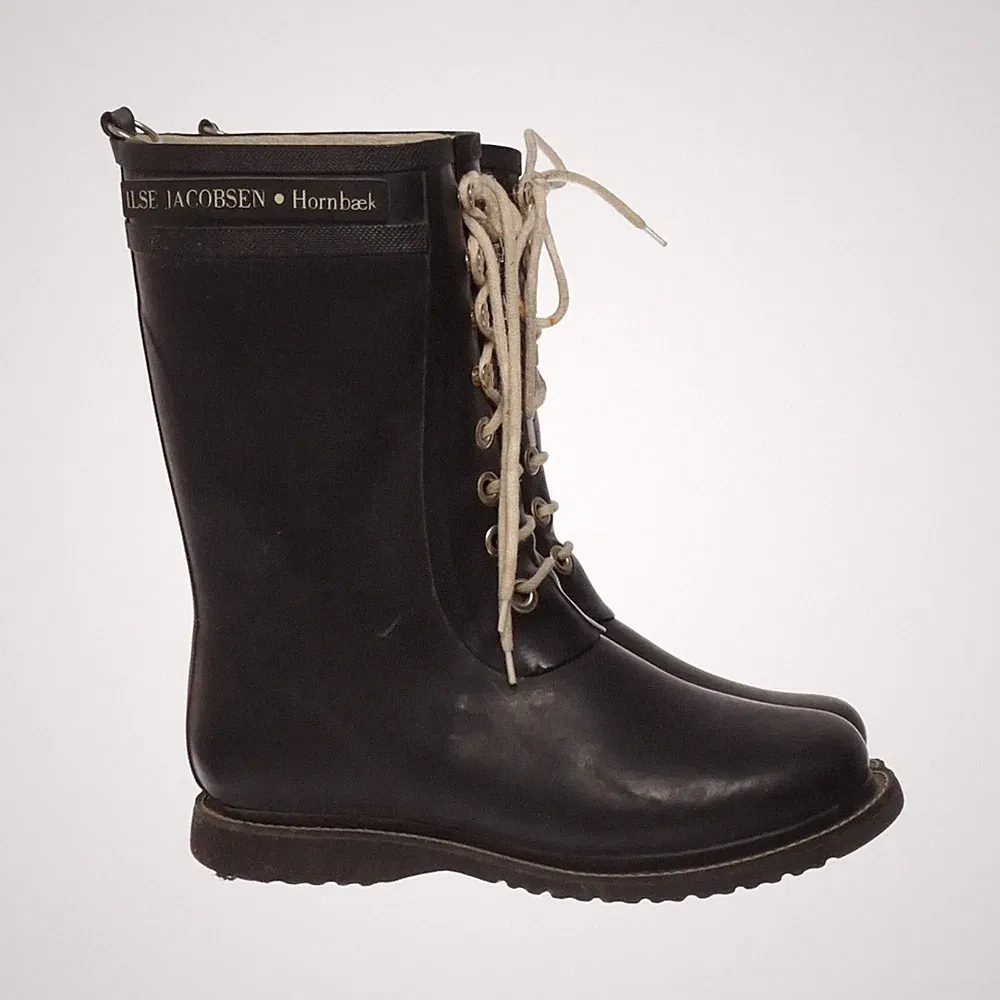 Ilse Jacobsen Hornbæk, Gummistiefel, Größe: 41, model: rub, Schwarz, Damen #spB