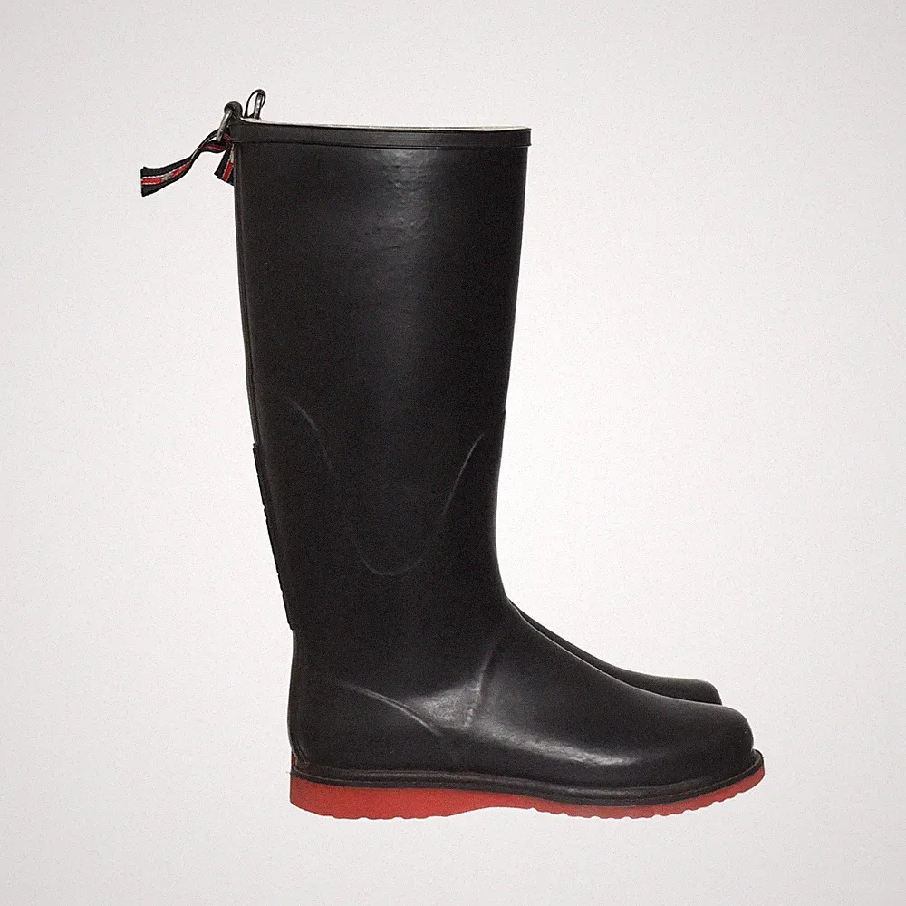 Ilse Jacobsen Hornbæk, Gummistiefel, Größe: 41, Schwarz/Rot, Damen #CEi