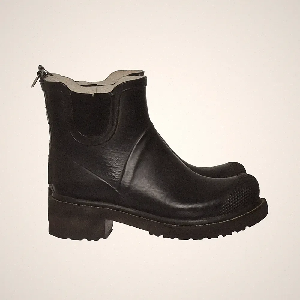 Ilse Jacobsen Hornbæk, Kurze Gummistiefel, Größe: 38, Schwarz, Damen #A6B