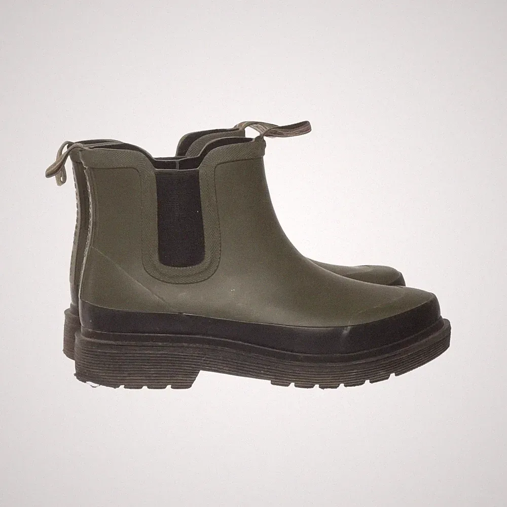 Ilse Jacobsen Hornbæk, Kurze Gummistiefel, Größe: 39, Grün/Schwarz, Damen #N1D