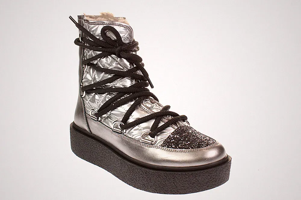 Inuovo 31404 - Damen Schuhe Boots Stiefel - silver
