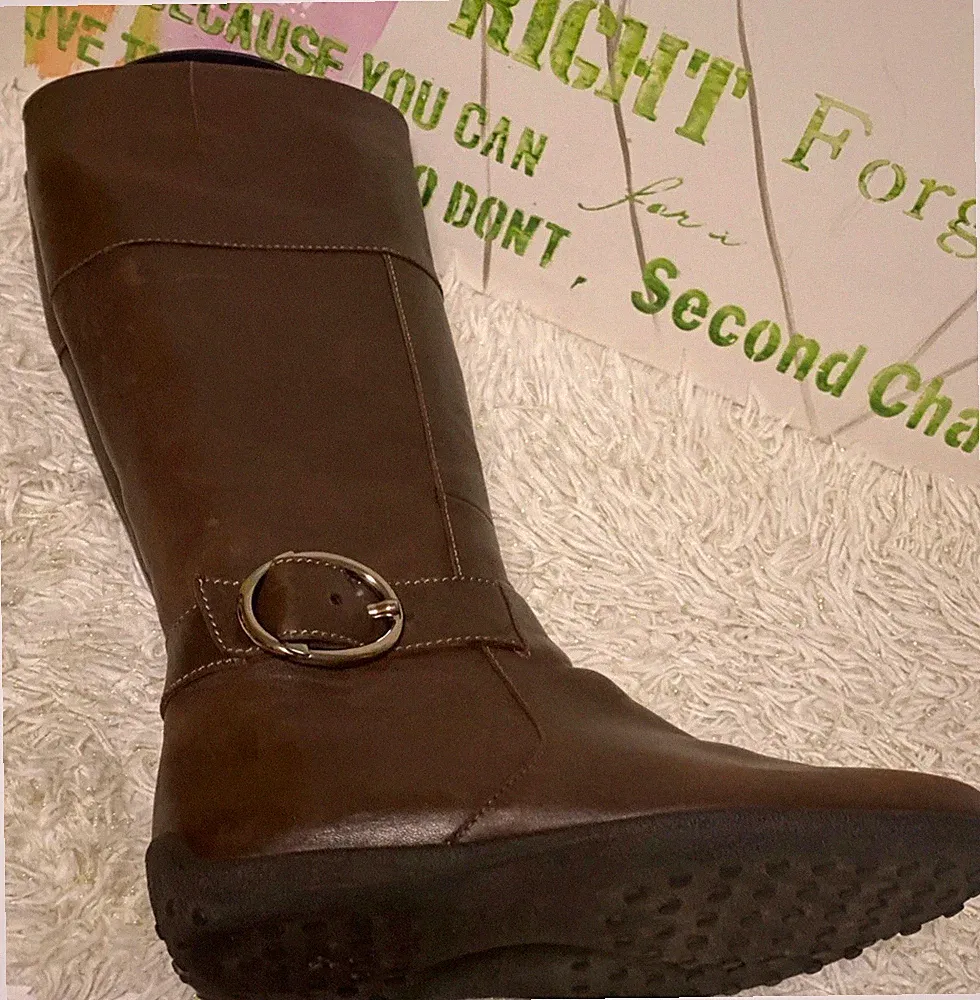 Ital. Dunkelbraune Luxus Stiefel 38,5 / 5,5 Reiterstiefel Tod‘s