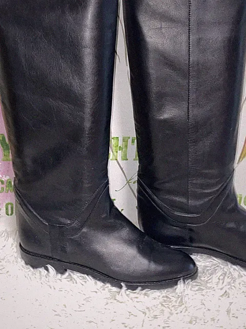Ital. NEUWERTIGE Luxus Stiefel 38,5 / 5,5 Reiterstiefel Bally