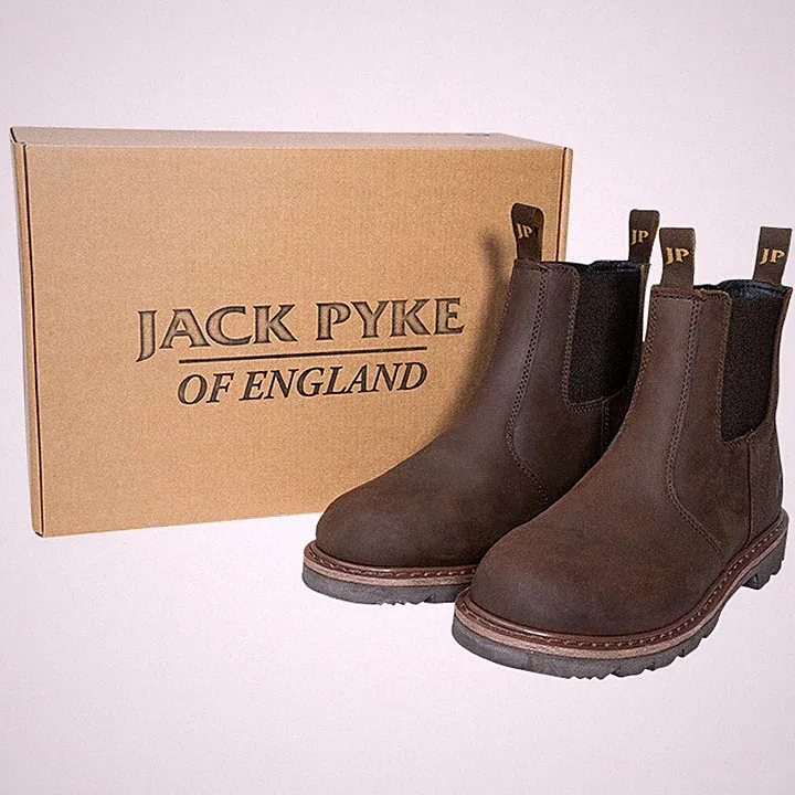 Jack Pyke Shires Stiefel – Geölt Leder Zum Reinschlüpfen Country Stiefel